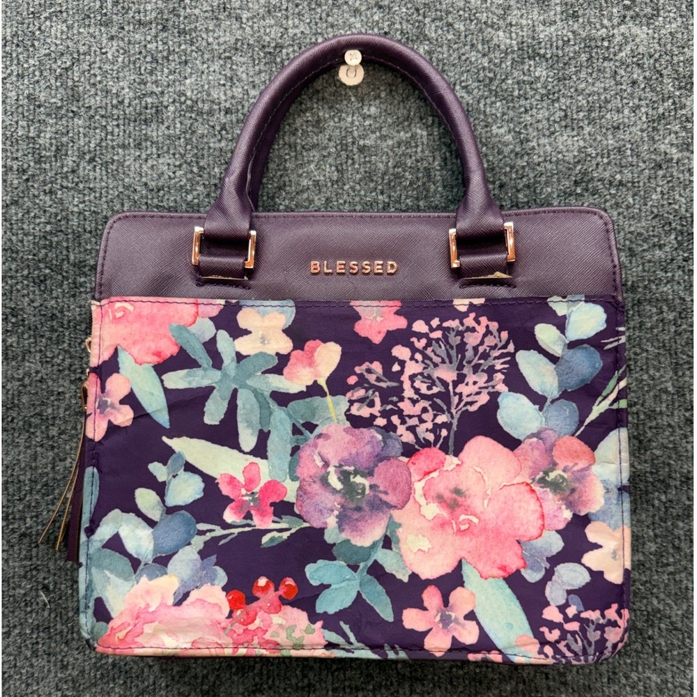 Floral Purple Tote Bag